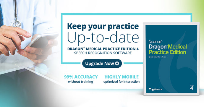 Dragon Medical Practice Edition 4 is released bringing artificial intelligence into medical dictation.